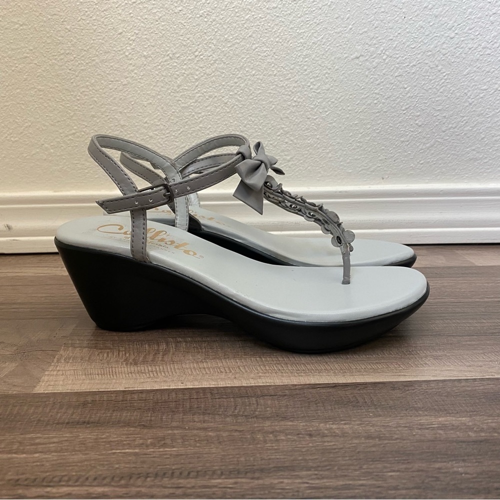 Callisto of California open toes sandals size 7 - Picture 3 of 5